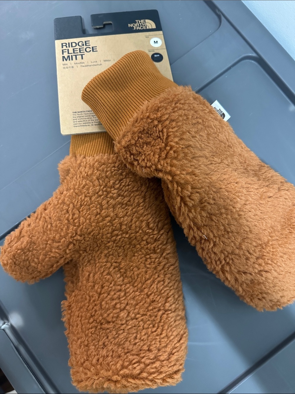 NWT The North Face Women's Ridge Fluffy Sherpa Fleece Mittens